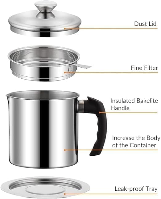 oil filter container